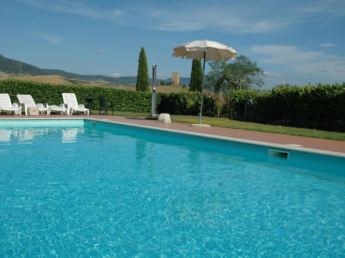 דירות Contignano Spacious Farmhouse In Pienza With Swimming Pool מראה חיצוני תמונה