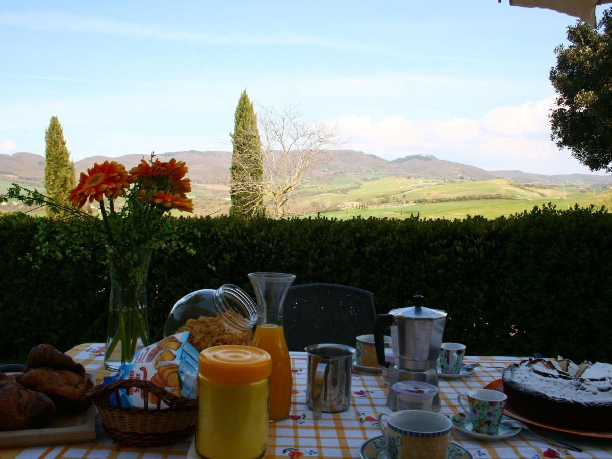 דירות Contignano Spacious Farmhouse In Pienza With Swimming Pool מראה חיצוני תמונה